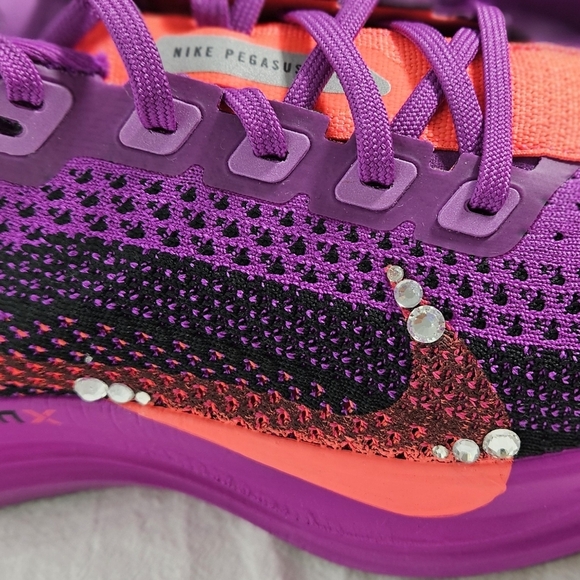 🌟New Bling Nike Sneaker Shoes Fly Knit Custom w/Crystal Rhinestones🌟 - Picture 4 of 9